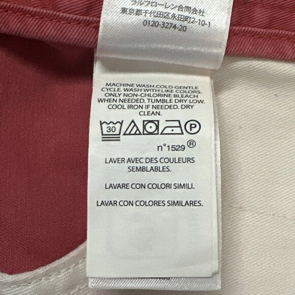 Polo Ralph Lauren Men's size 38 Nantucket Red Relaxed Fit 8" Cotton Chino Shorts - Picture 8 of 11